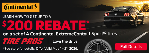 Continental Tire Rebate